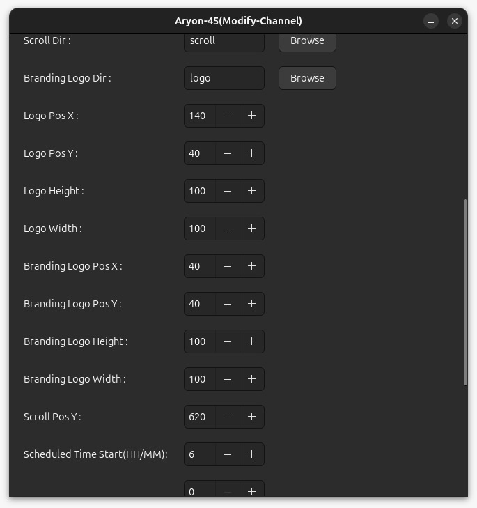 Product Interface screenshot 2