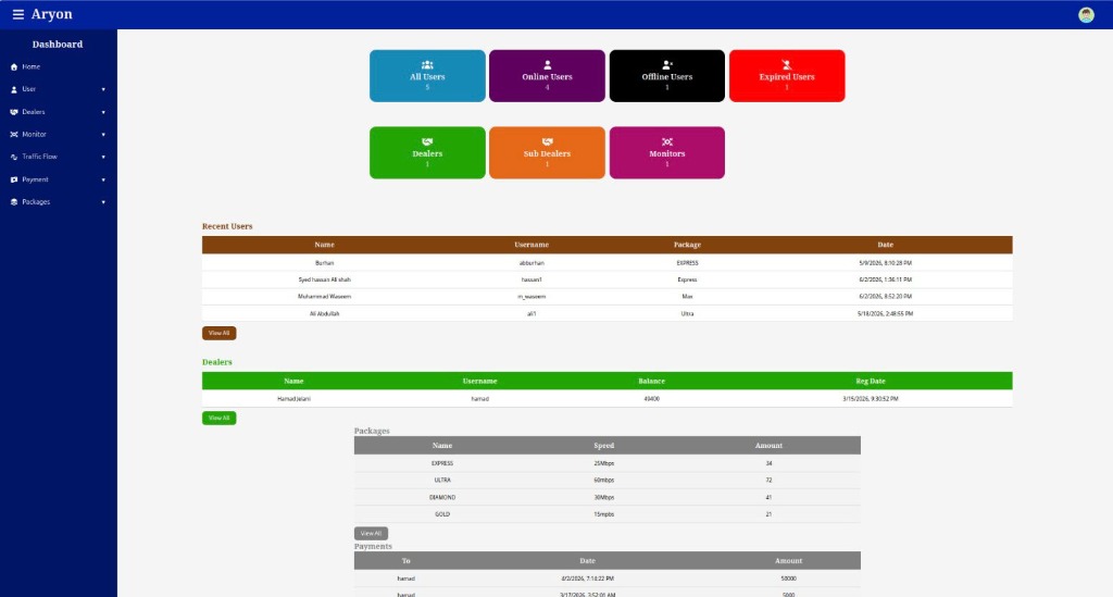 Product Interface screenshot 1
