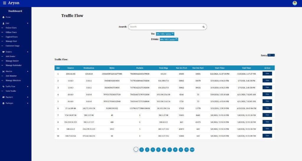 Product Interface screenshot 2